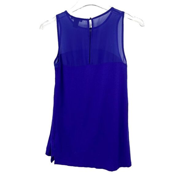 H&M Women’s Indigo Sheer Top Tank, Size XS - Picture 3 of 7